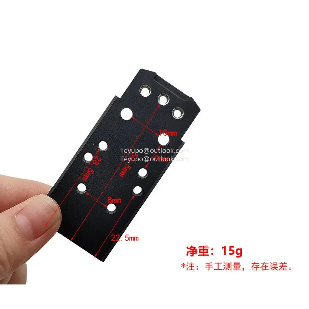 Universal Metal Adapter Base Plate For Sig Sauer P320 M17 M18 P320 XFull XCompact P320-XTEN RMR Doctor Noblex Ade Frenzy Sight