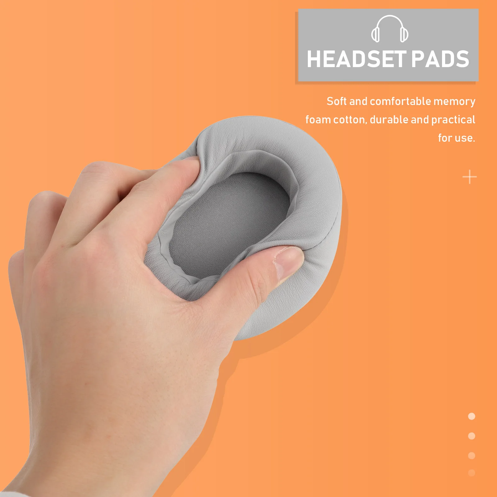

Headphone Sponge Case ear Cushions Stylish Pads Replacement Covers Protein Memory Cotton Soft Durable Practical