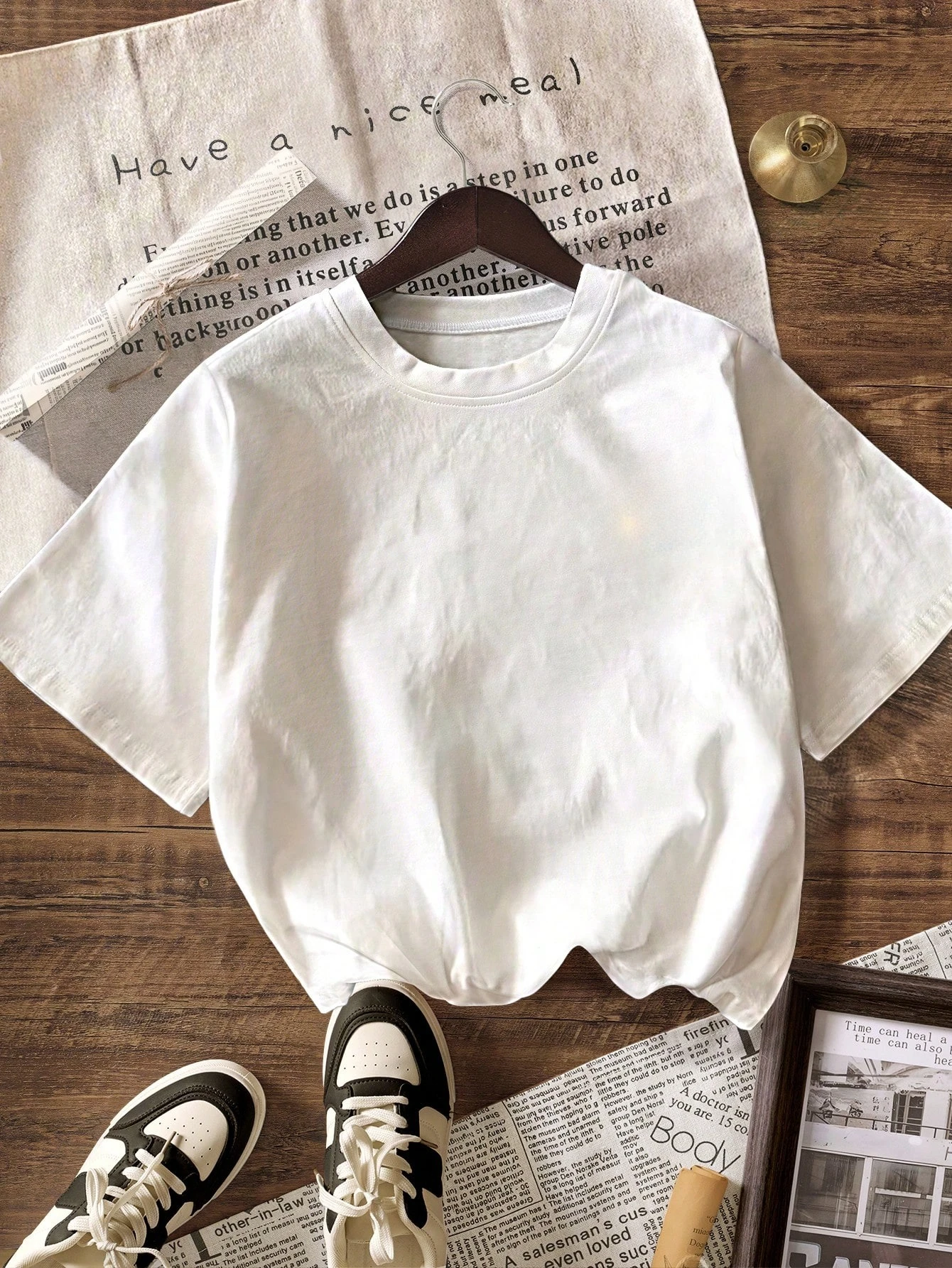 Extra Spicy Chili Print T-shirt Crew Neck Short Sleeve Graphic Tops Tees Vintage Casual Daily Streetwear Female Clothing