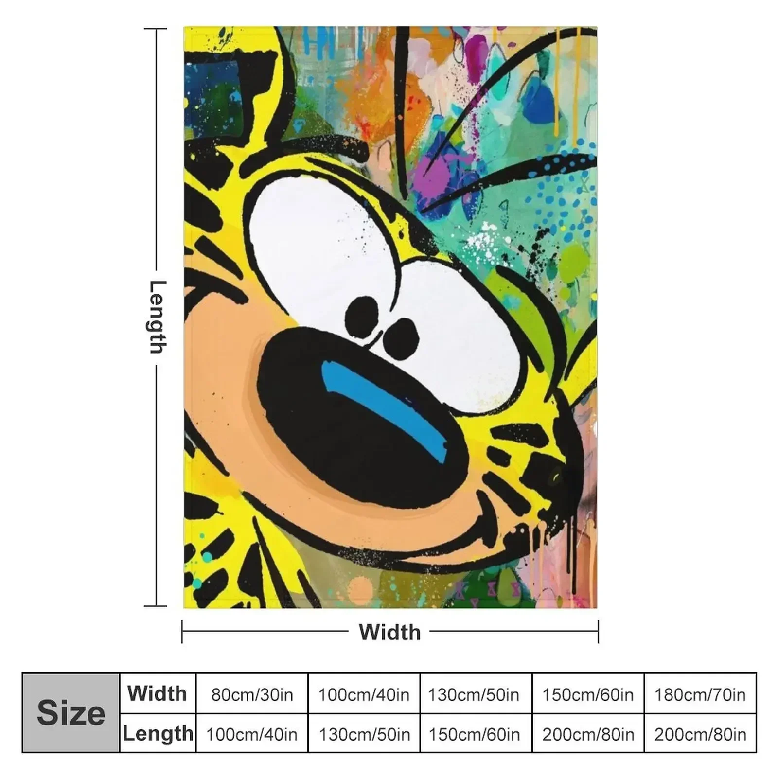Marsupilami Throw Blanket Travel cosplay anime Personalized Gift Thermals For Travel Blankets
