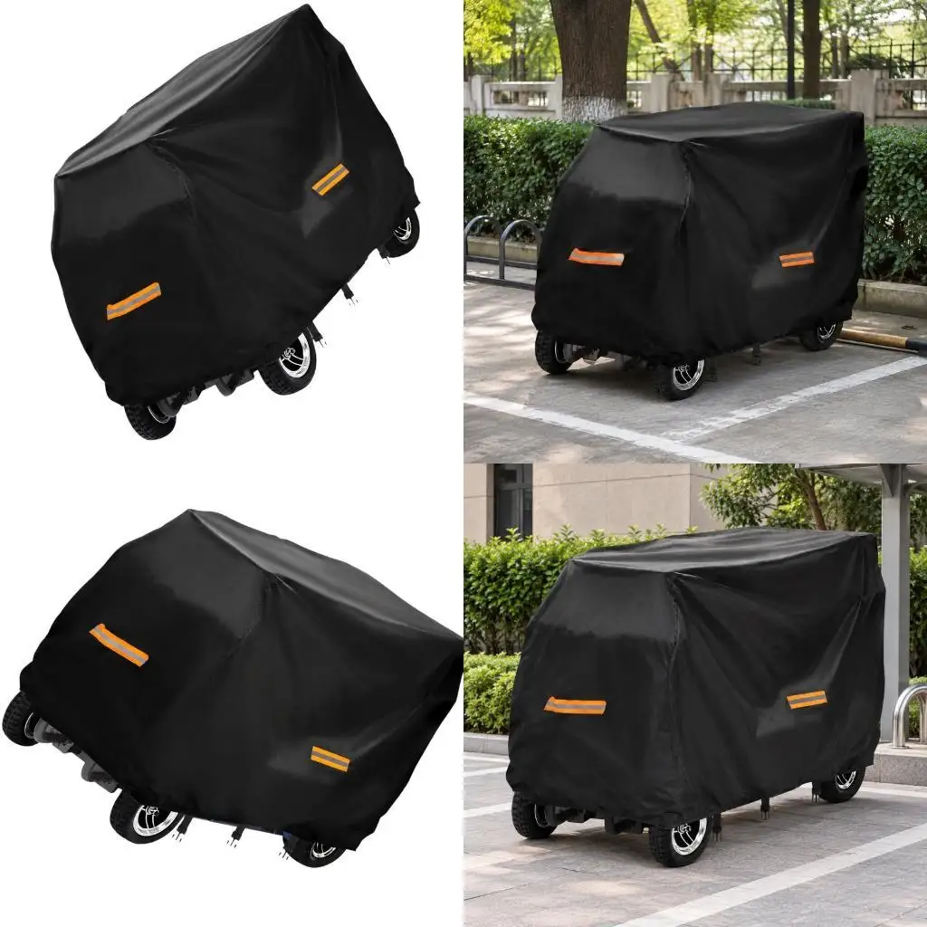 Powered Transport Cover in Textile Cloth with Lower Fasteners for Dust, Debris, and Routine Dirt During Storage D2RD