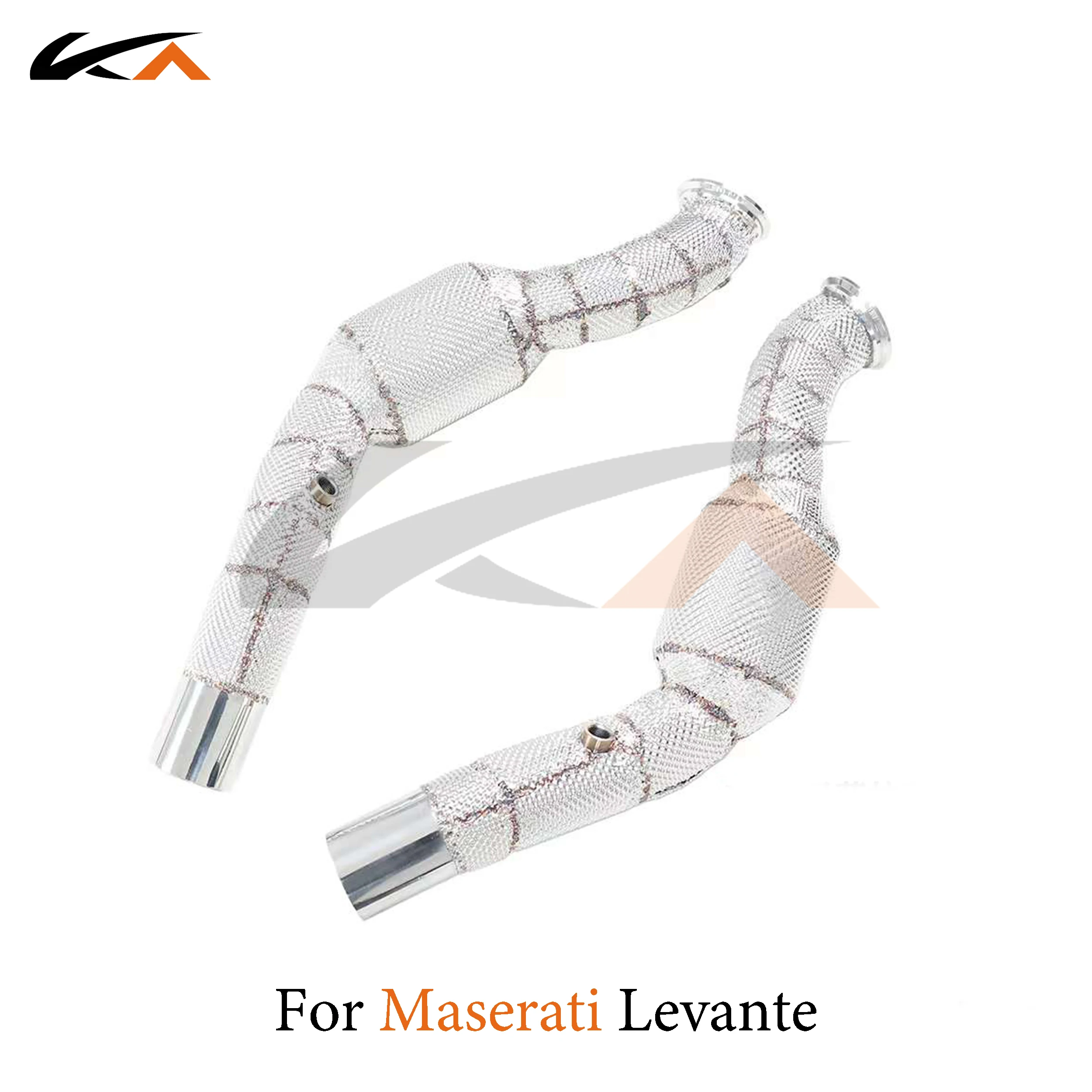 

KA Tuning exhaust system header stainless downpipe for Maserati Levante 3.0T axle pipe catalysis heat shield