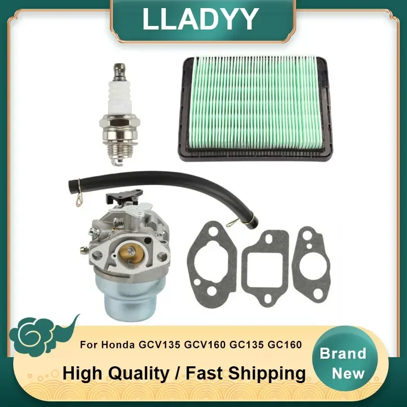 

Carburetor Kit Air Filter Fuel Line Gasket For Honda GCV135 GCV160 GC135 GC160