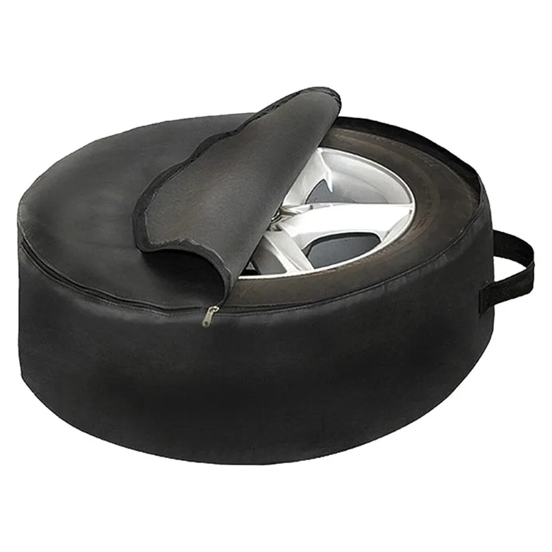 Tire Cover Portable Winter Car Van Spare Tyre Cover 600D Oxford with PVC Coating Wheel Bag Storage Saver for Any Wheel