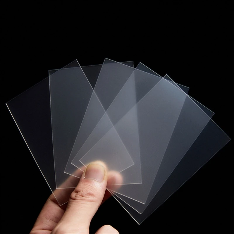 50pcs Various Size Clear Penny Card Sleeves for Board and Trading Cards