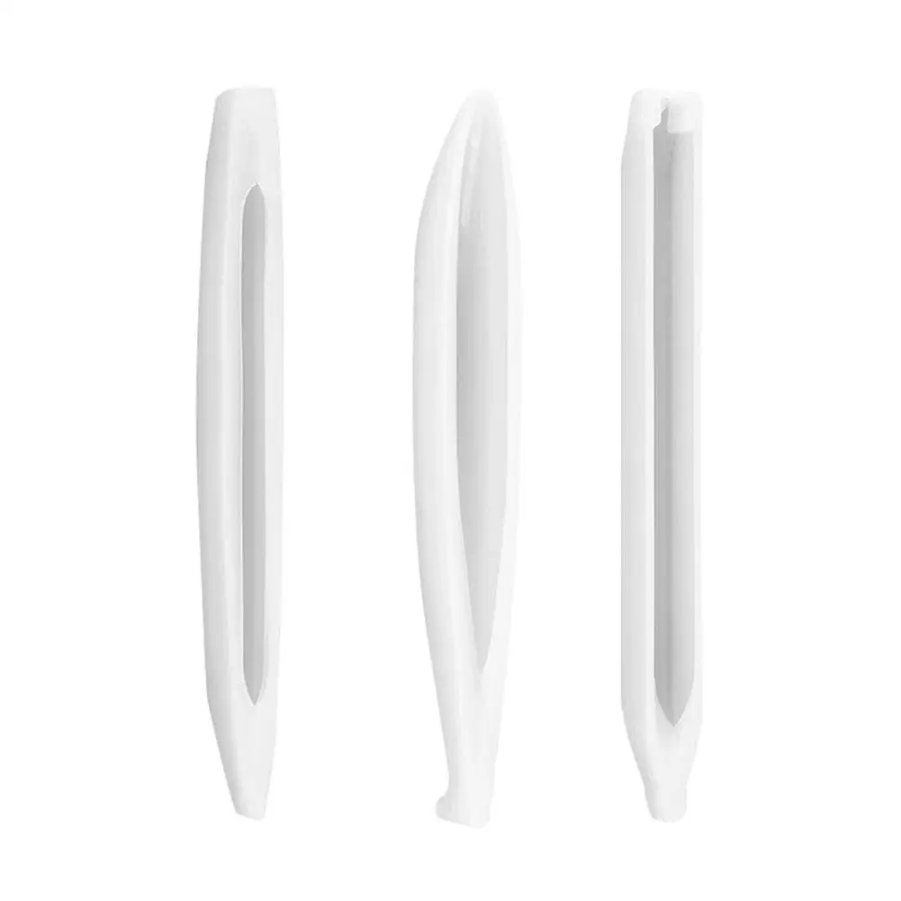 Molde de recarga de silicona transparente para manualidades, soporte de joyería epoxi de flores secas, suministros de moldes de pluma de fundición, fabricación de resina transparente R3d7