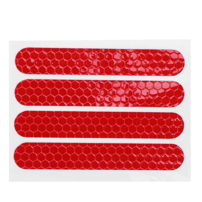 

Front Rear Wheel Cover Protective Shell Reflective Sticker For Ninebot Max G30 Scooter Accessories 24PCS, Red