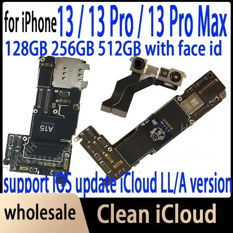 

New! For iPhone 13 Pro Max Full Chips Working For iPhone 13 / 13Pro / 13 Mini Motherboard Support iOS Update No iCloud Logic
