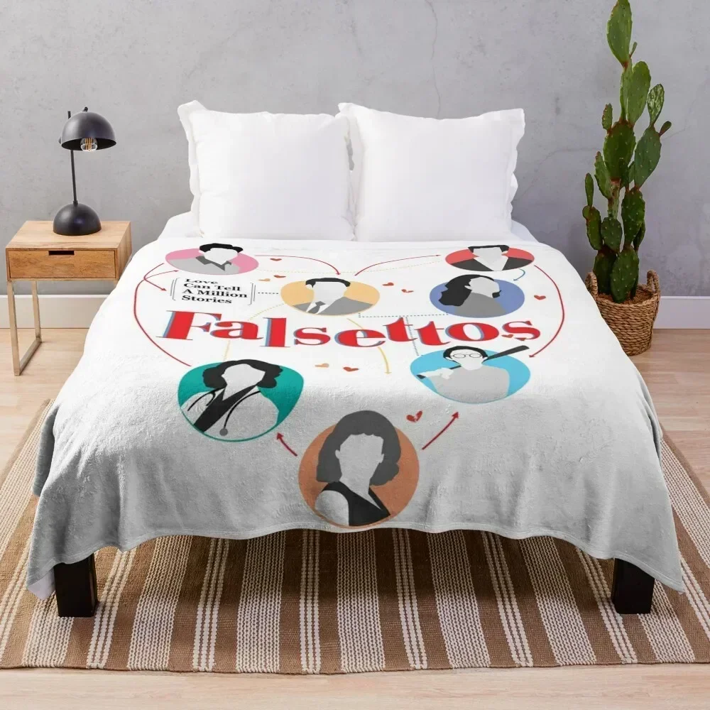 

Broadway Falsettos Throw Blanket Soft Solid Color Blanket for Couch Bed