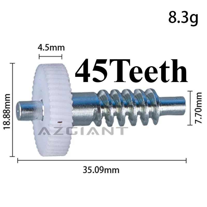 AZGIANT 45T para Subaru Tribeca 2006 2007 espejos retrovisores plegables laterales de coche de alta calidad Accesorios de reparación de Motor engranaje Cog 4/10 Uds