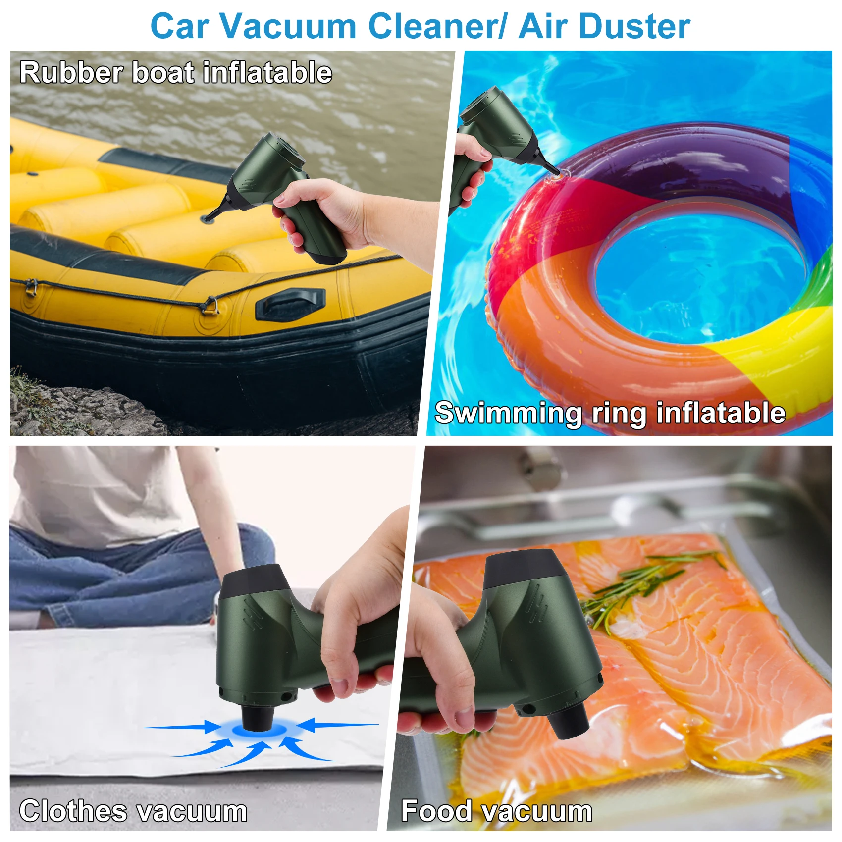 120000PA Wireless Handheld Car Vacuum Cleaner Ultra Strong and High Power For Car Home Cleaning Portable Auto Vacuum Cleaner