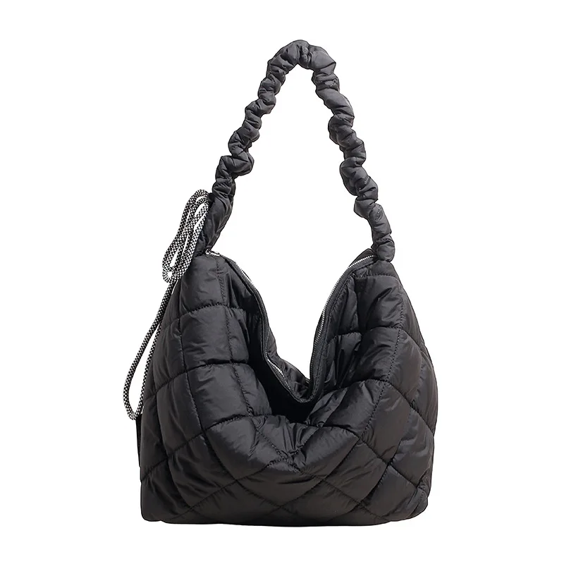 

Winter New Fashion Large Capacity Casual Versatile Commuter Bag Lazy Style Cotton Bag Single Shoulder Crossbody Bag