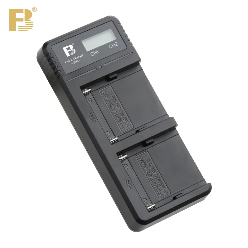 FB NP-F970 Battery Charger for SONY F550 F750 F990 F980 F970 F960 F550 F570 F770 F930 FM500H FM55H Portable Dual Channel Charger