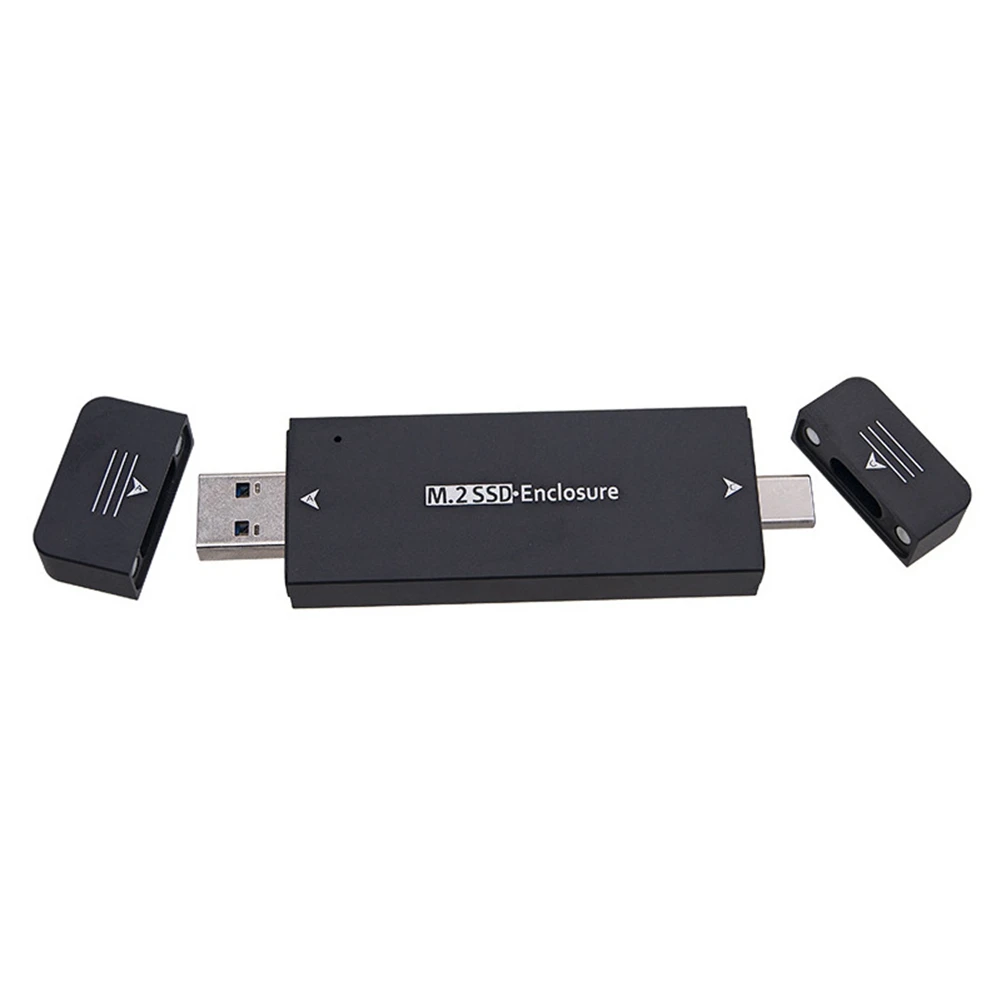 

ABDX-M.2 SSD-Enclosure USB 3.1 Type C Hard Disk Enclosure External Hard Drive Enclosure Case for 2230 2242 for Windows