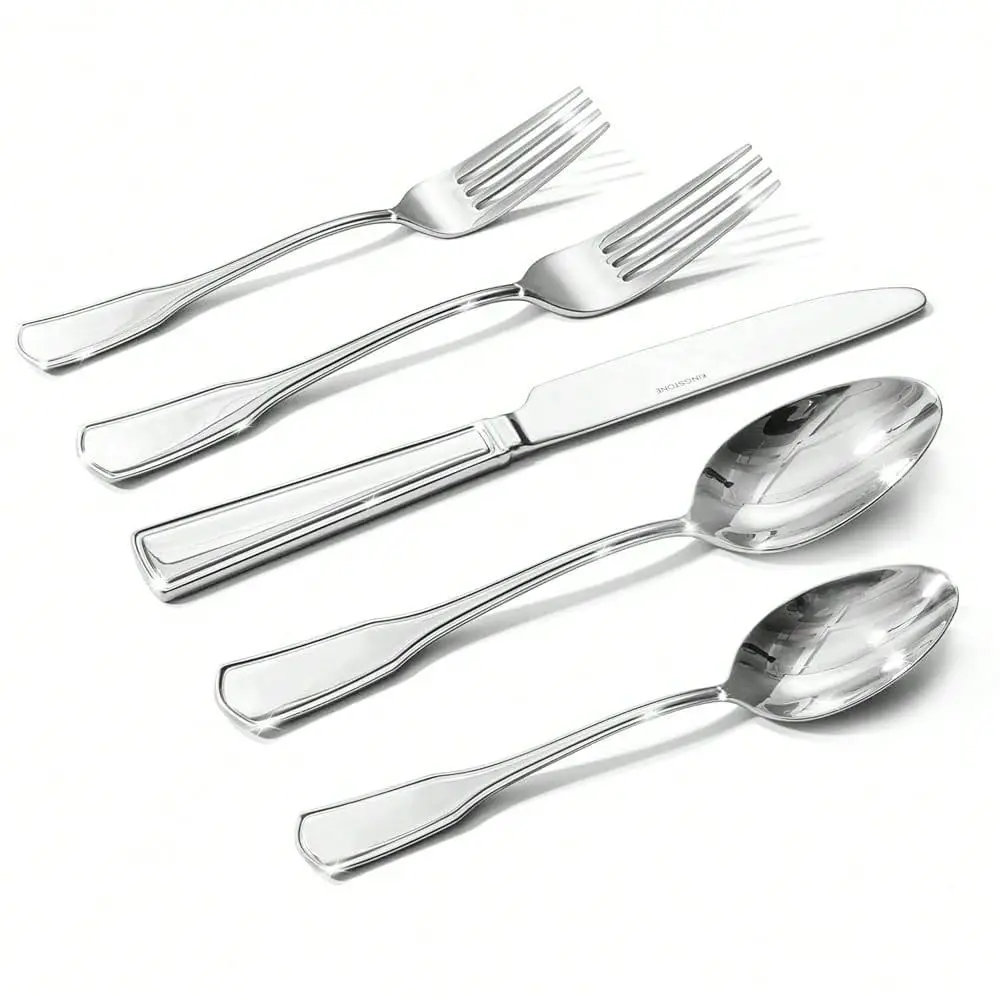 

20Piece Silverware Set, 18 10 Stainless Steel Flatware Set For 4, Tableware Cutlery Set, Utensil Sets For Home Restaurant, Mirr
