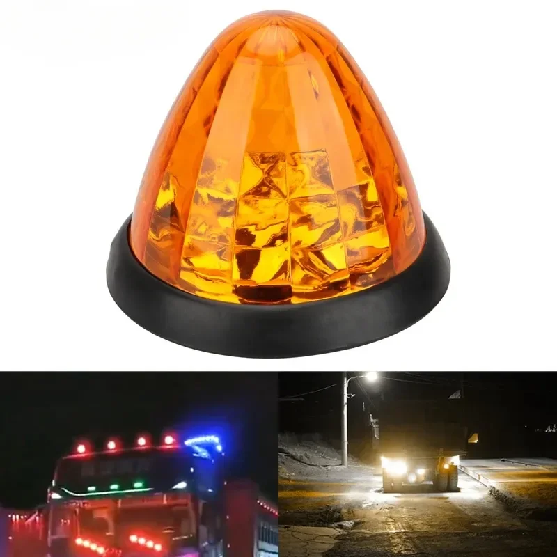 

12V~24V LED Watermelon Lamp Car Accessories Truck Lights Trailer Lights Vehicle Supplies Side Marker Signal Lights