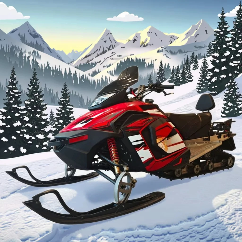 Immagine 3: Motoslitta da 700cc ad Alte Prestazioni per Fuoristrada con Design Elegante