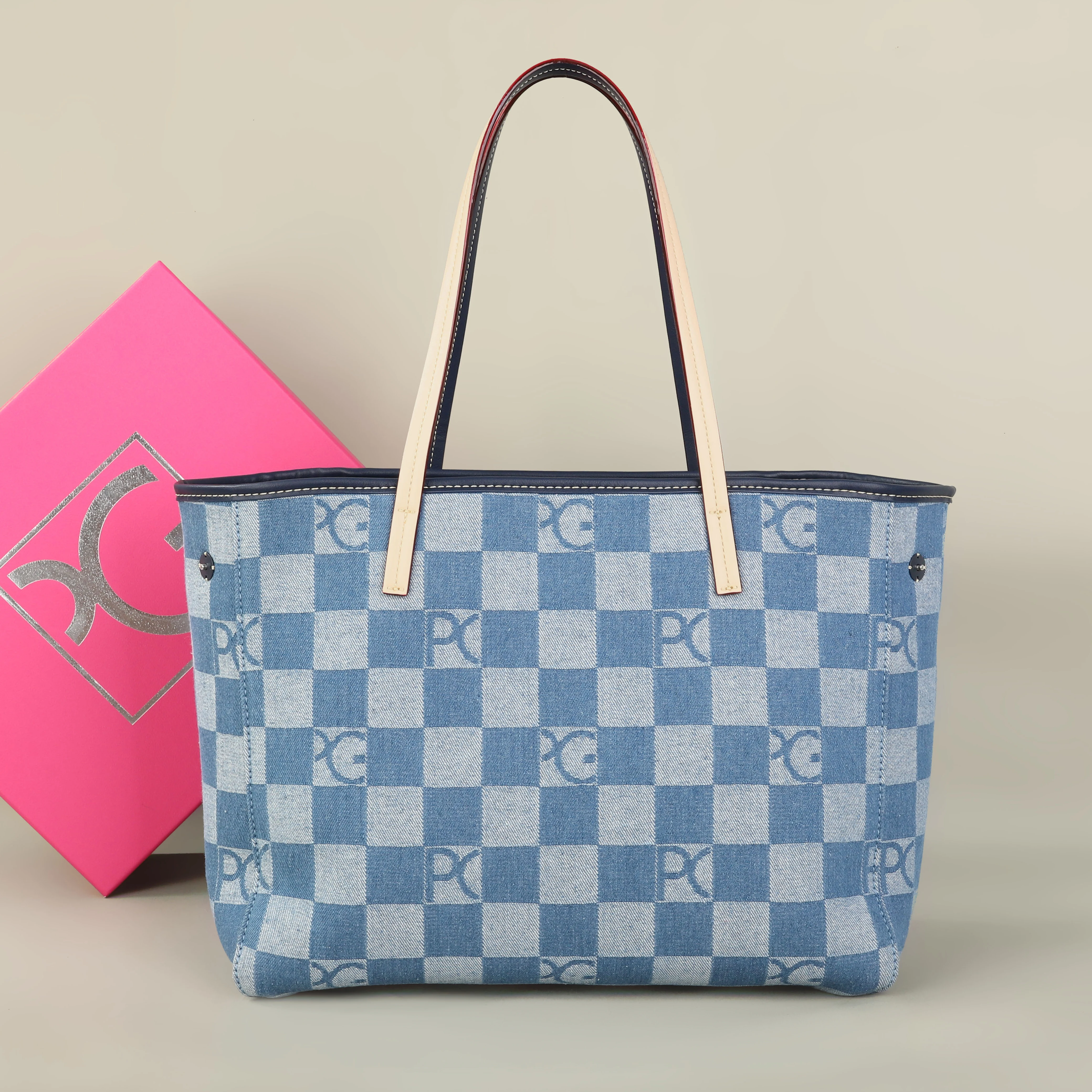 PG Lateinamerikanischer Europäischer Stil Damenhandtasche für den Alltag mit Multi-Cowboy-Splicing-Design, Modische Funktionale Große Kapazität Tragetasche – Detail 19