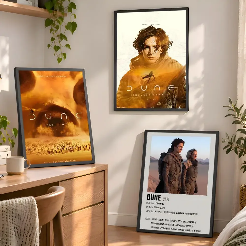 Sci-fi Movie Poster D-Dune Part Poster Aesthetic Wall Art Bedroom Living Room Dorm Office Home Decor