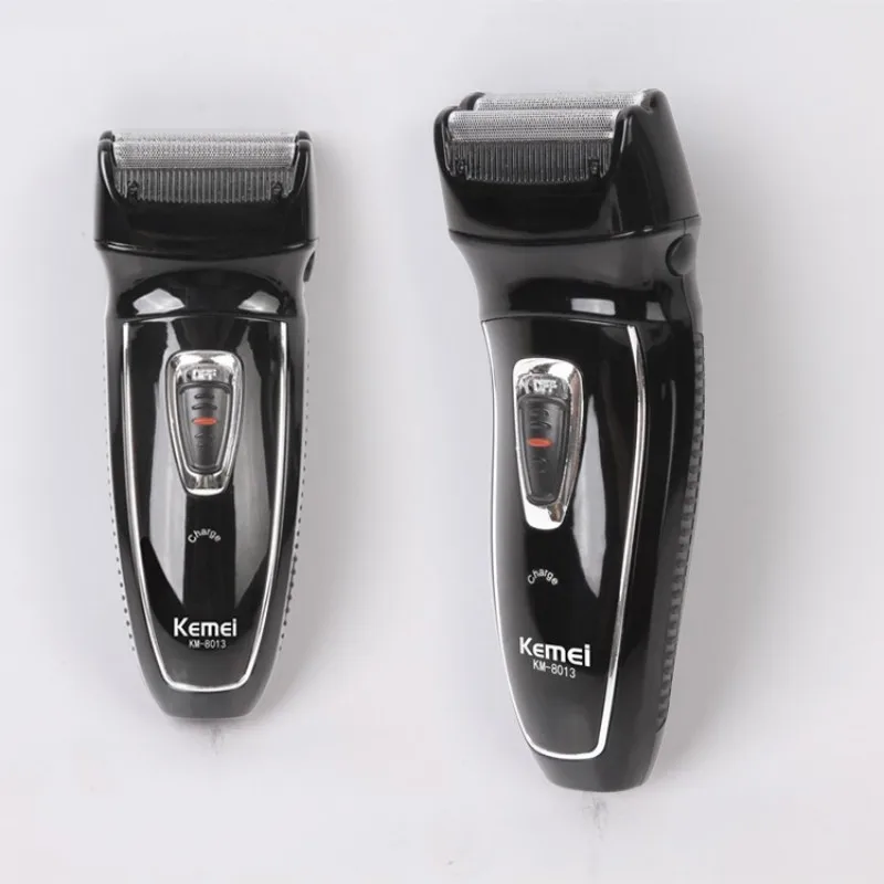 KEMEI 2 Heads Rechargeable Electric Shaver Reciprocating Electronic Shaving Machine Rotary Hair Trimmer Face Care Razor KM-8013