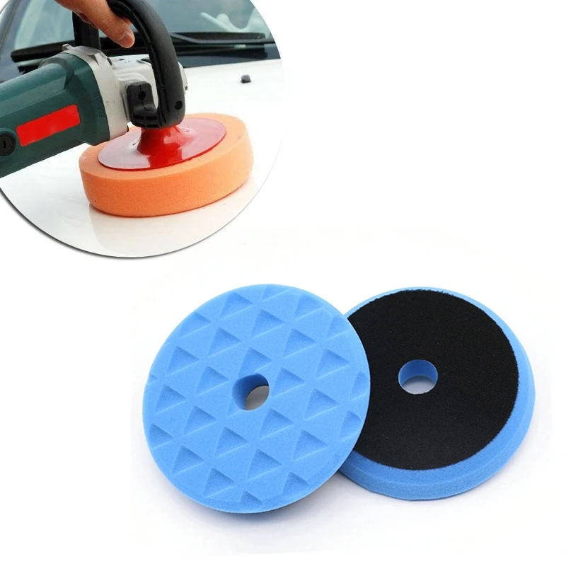 Polishing Pads 5Pcs/Set 6 Inch Backing Plate Compound Sponge Pads Kit For Car Buffer Polisher