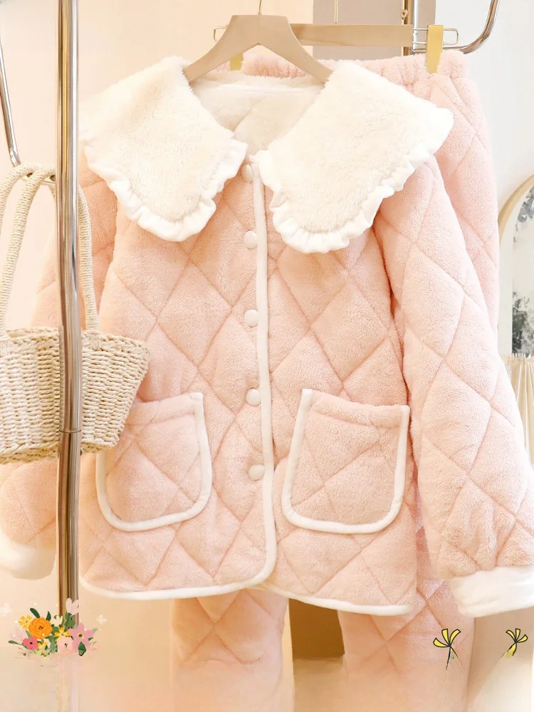 thiened-tee-layer-cotton-spwear-fce-coral-velvet-set-di-vestiti-per-la-casa-dolce-caldo-flanella-inverno-nuovo-arrivo-biancheria-intima