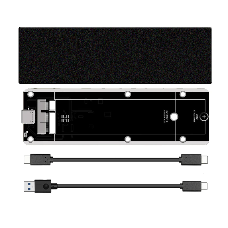 For Macbook 2012 Air A1425 A1398 A1465 A1466 SSD Case Ultra-thin Aluminum Alloy USB3.2 GEN2 6Gbps M.2 SATA SSD Box SSD Enclosure