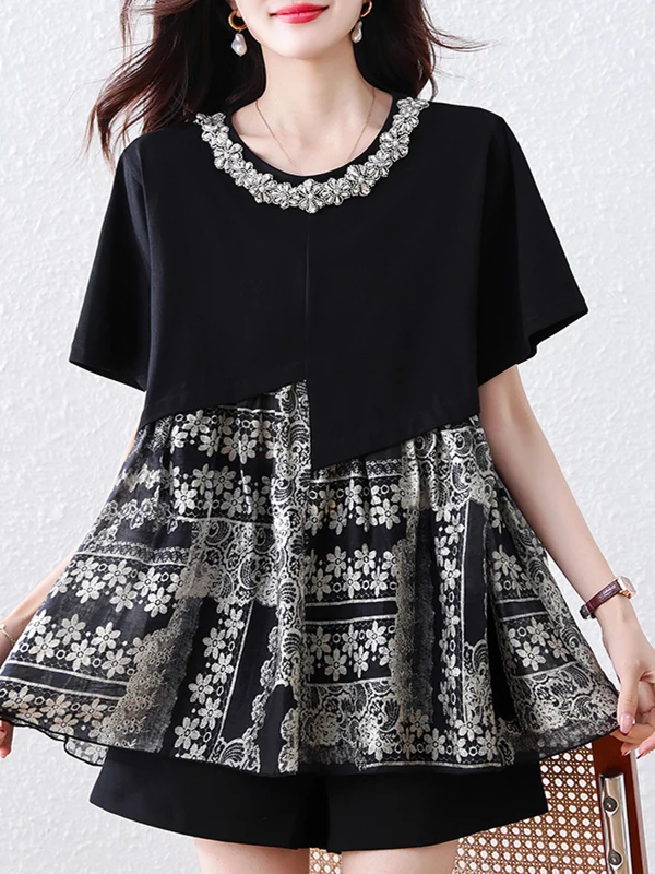 

Женская свободная летняя тонкая дышащая крутая футболка f Sve, корейский вязаный топ, удобный эффект похудения