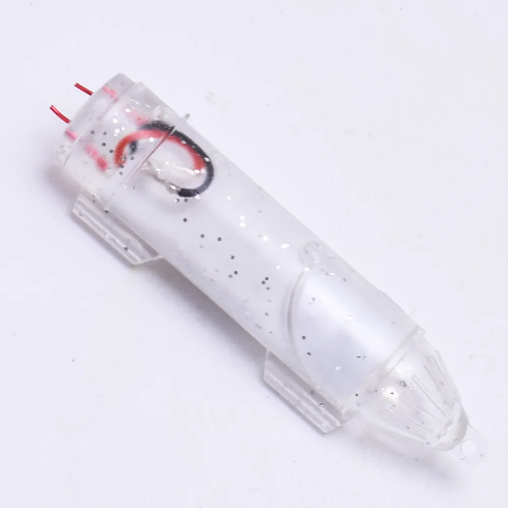 Luz LED de pesca señuelo subacuático forma bala resistente al agua - imagen 5