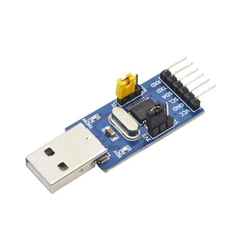 Módulo dos en uno CH341T USB a I2C IIC UART USB a TTL de un solo Chip