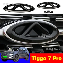 For Chery Tiggo 7 Pro  Styling Plastic Rear Emblem Front Grille Badge High-end Decals Auto Exterior Decoration