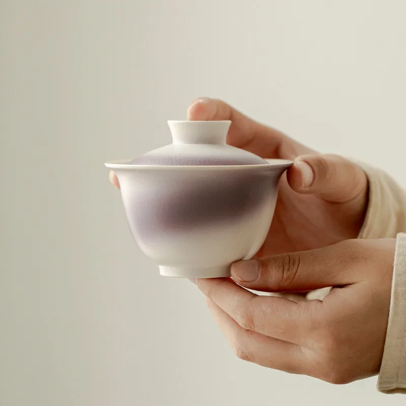 Ceramic Travel Tea Set For Single Person Outdoor Portable Kuaike Cup, One Pot, Two Cups, Household Kung Fu Tea Set For Ladies