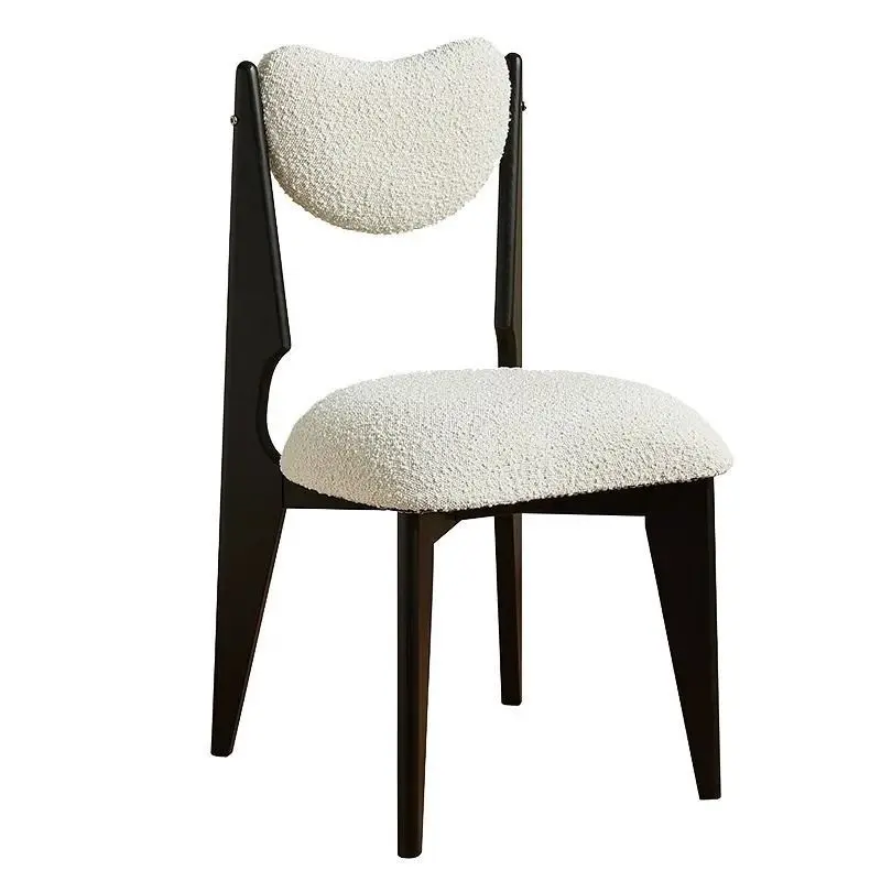 الفرنسية الشمال كرسي القرون الوسطى الرجعية خشب متين المنزل الطعام كرسي ضوء الفاخرة الحديثة مصمم كرسي خلفي بسيط