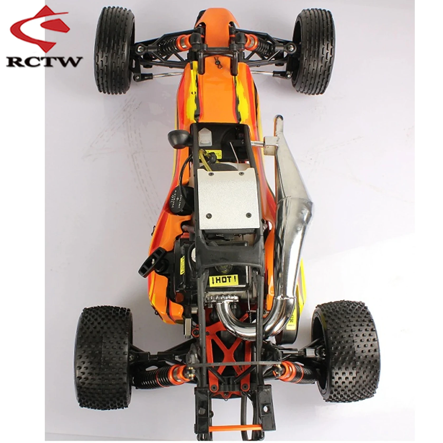 Rc Car 23CC~36CC Engine Side Exhaust Pipe for 1/5 Hpi Rofun Rovan King Motor Baja 5b Ss 5t 5sc Truck Parts