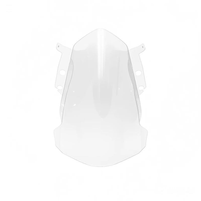 For Daytona 660 2024 2025 Motorcycle Windscreen Windshield Double Bubble Wind Deflector Replacement Clear/Black