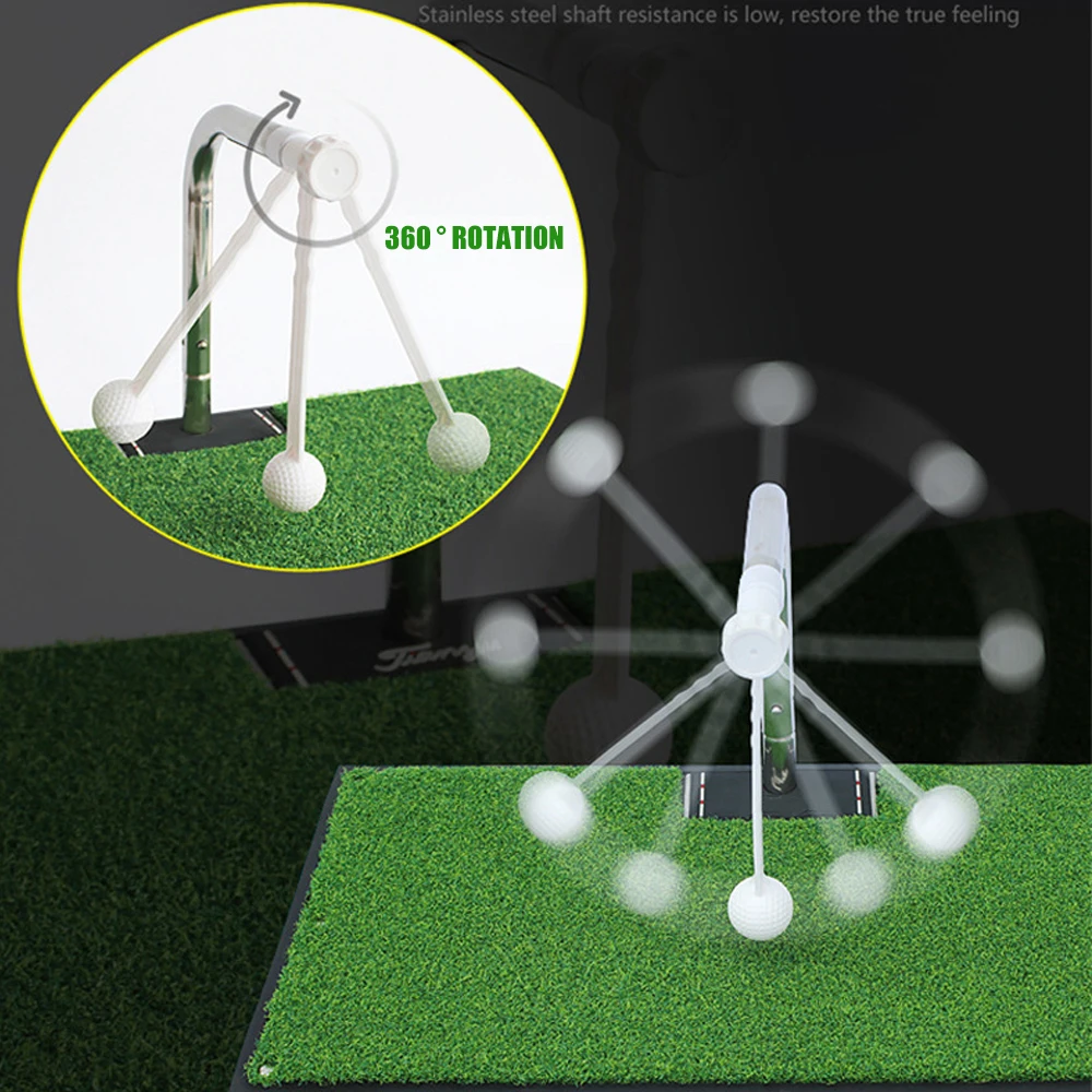 Golf practic houpačka bít rohož cvičenec trenér 360 stupňů rotace outdoorové / halové vhod pro začátečníci tvoření pomůcky