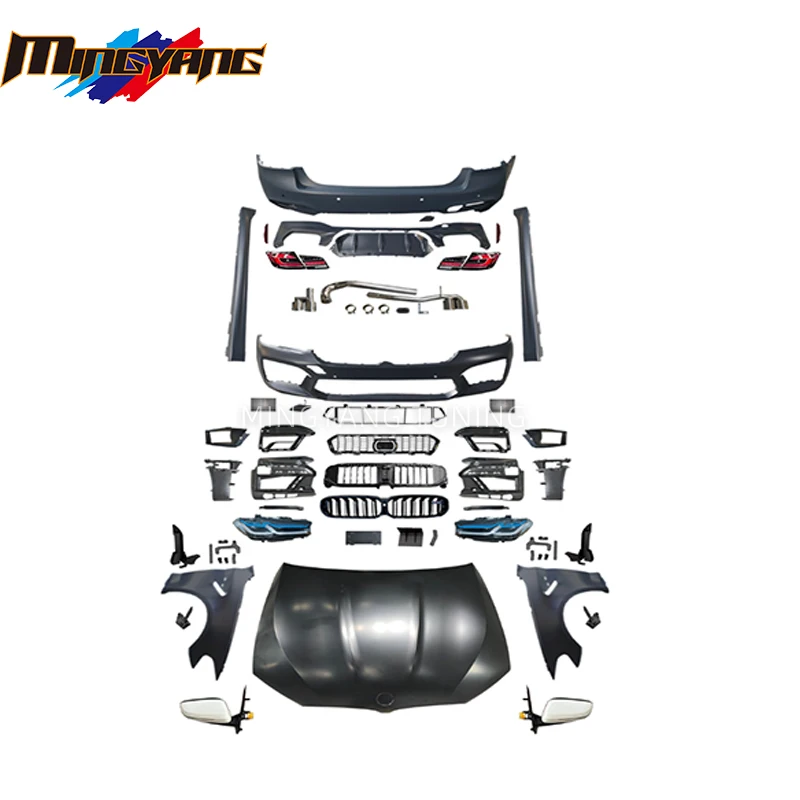 

Заводской хит продаж PP пластик F10 F18 Обновление 2021 G30 G38 M5 CS Design Facelifts Bodykit Автомобильные аксессуары для 5 серии F10 F18