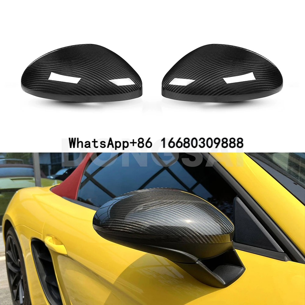 

Left Hand Drive 982 OEM Style Prepreg Carbon Fiber Mirror Cover for Porsche 718 Boxster/Cayman 2016+