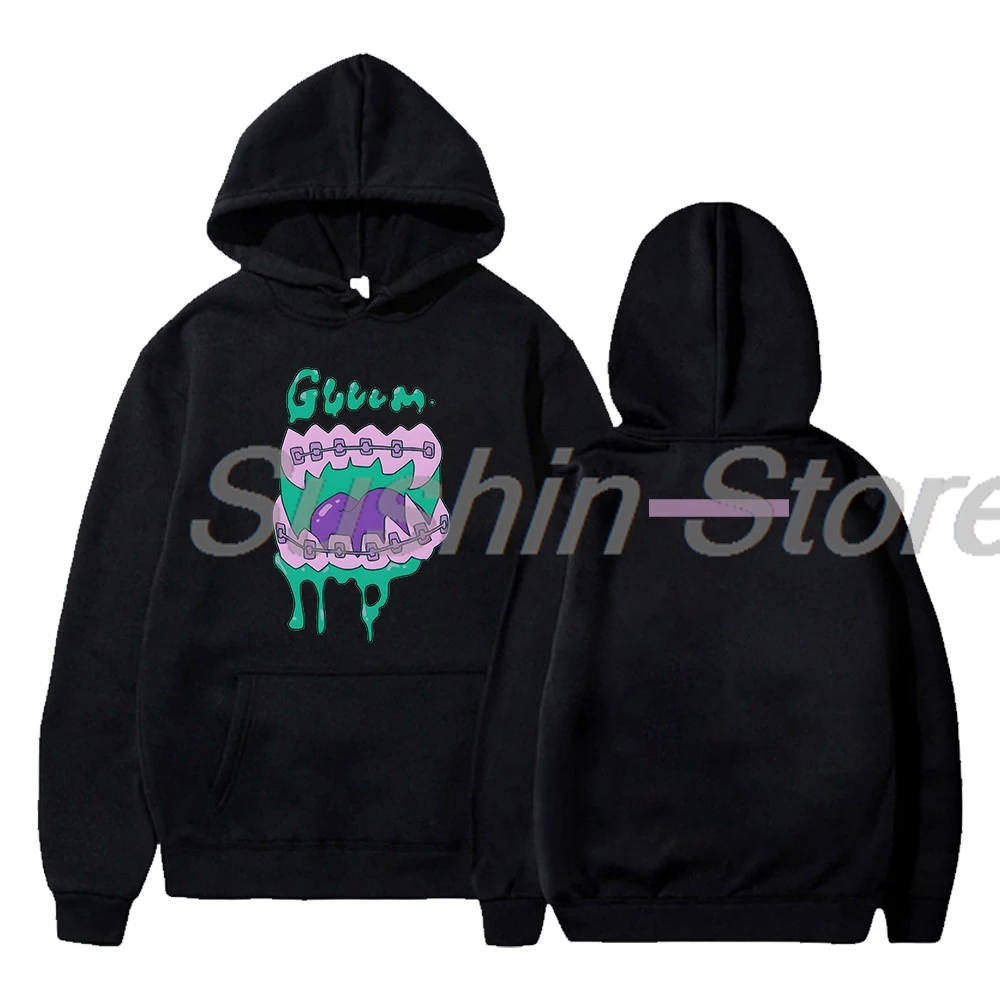 Ubur-ubur tidak bisa berenang di malam Anime Hoodie 2024 baru Manga lengan panjang Streetwear Pria Wanita Sweatshirt pakaian Harajuku