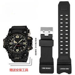 For Casio Waterproof Sweat-proof Resin Rubber Watch Strap G-SHOCK Big Mud King First Second Generation GwG20001000 Watch Bnad