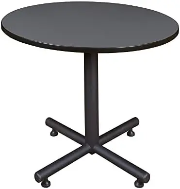 Kobe-Table d'installation ronde, 36 pouces, grise