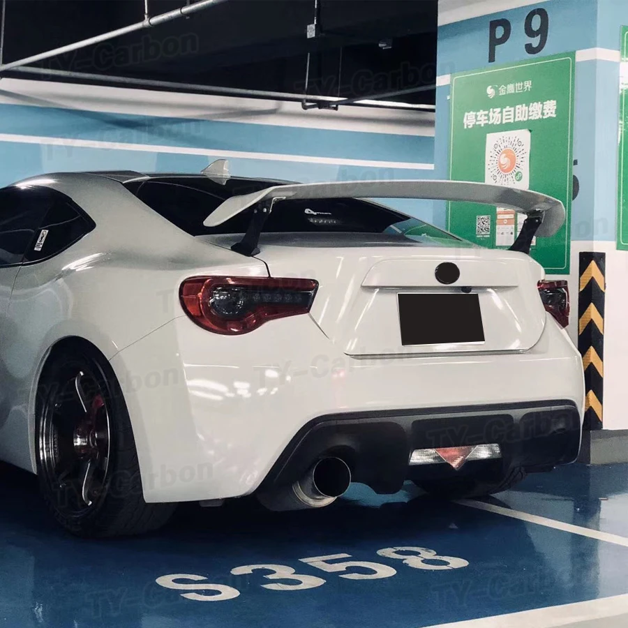 Real Carbon Fiber Car Rear Wing Trunk Lip spoiler For Toyota GT86 Subaru BRZ Scion FR-S 2013-2019 SARD Style FRP - view 4