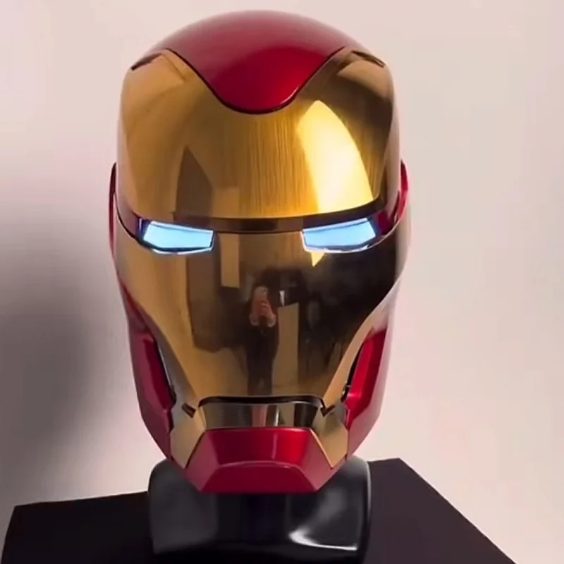 

Iron Man 1:1 Helmet MK5 MK50 Avengers War Machine Cosplay Electric Open Close English Voice Remote Control Toys Christmas Gifts