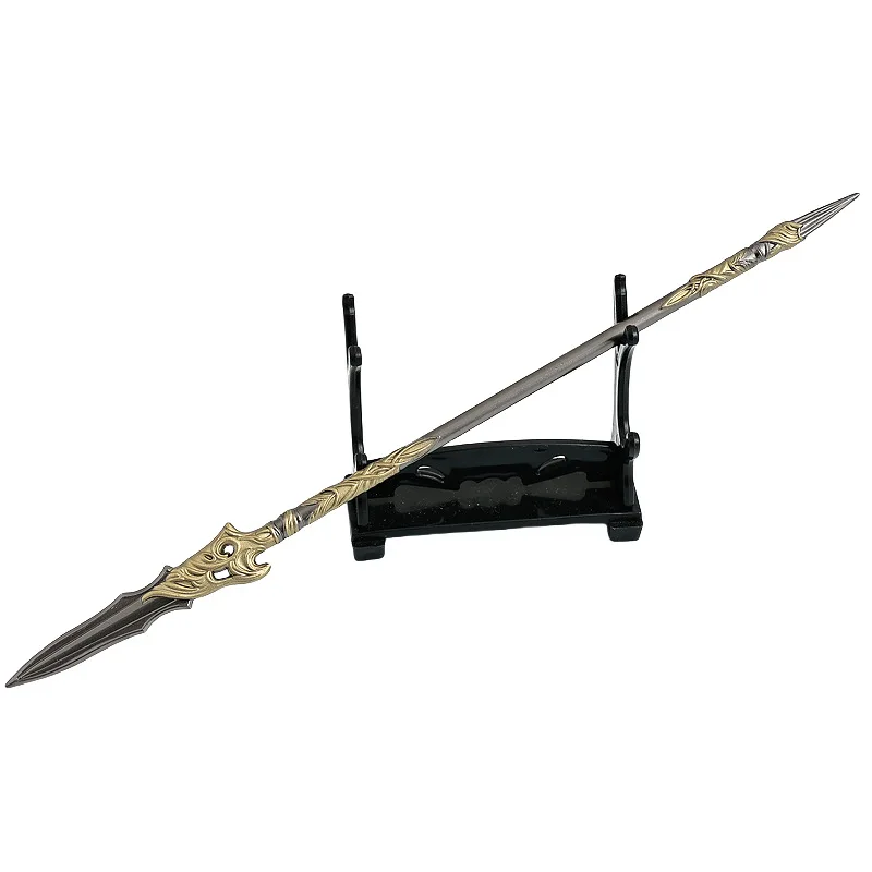 22cm Guardians of The Dafeng Spear Metal Model Anime Prosperous Samurai Sword Katana Crafts Collection Cosplay Prop Toys Gift