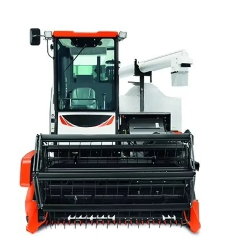Anti Corrosion Chassis Wheat Combine Harvester Self Walking Outdoor Long Term Use Rural Dry Field Grain Threshing Harvest