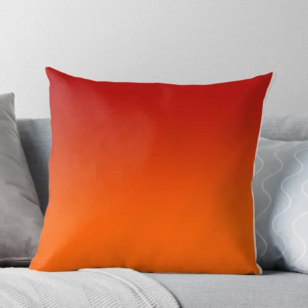 

Red to orange ombre Throw Pillow Pillow Covers Decorative Cushion Cover For Sofa pillow