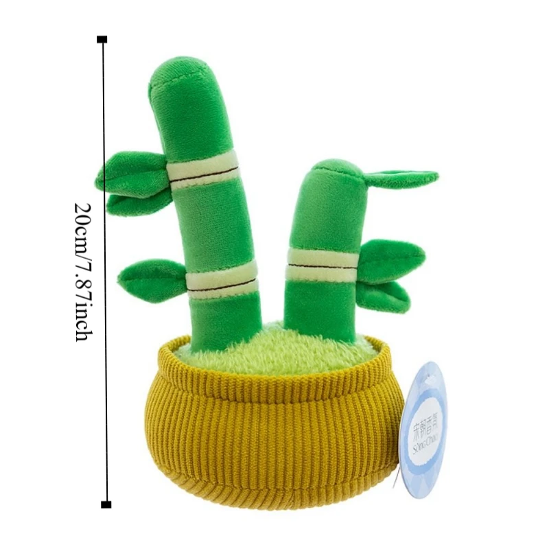Vaso di fiori in vaso di piante in vaso bambola di peluche che fa ricco divertente vaso di fiori in vaso di peluche fiore carino albero di simulazione piante di peluche
