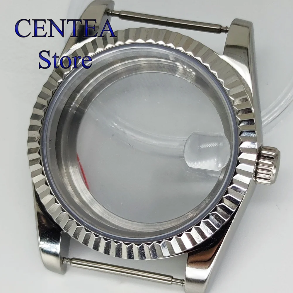 36mm 39mm Watch Case Stainless Steel Sapphire Glass for NH35 NH36 ETA2836 Miyota82 DG2813 3804 ETA2824 PT5000 Movement