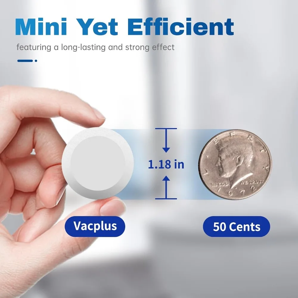 Automatic Toilet Bowl Cleaner Tablets 12 Pack, Bleach Deodorizing & Descaling, Powerful Stain Removal, Long-Lasting Freshness