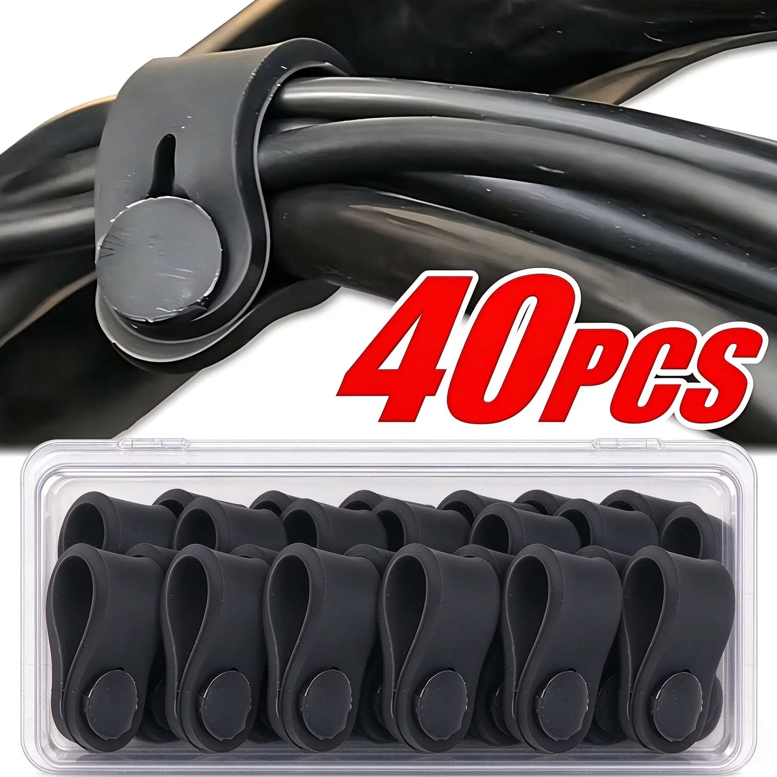 Motorcycle Rubber Frame Securing Cable Wiring Harness Power Cord Tie Clutch Line Brake Cable Ties Elastic Fix Stripe Accessories